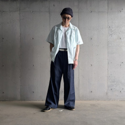 NIGEL  CABOURN (ナイジェルケーボン)  [MAINE LINE]  80520066010 [BEANIE COTTON] コットンニットキャップ (BEIGE) (NAVY) (GREEN)