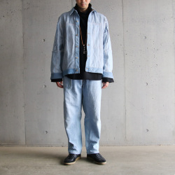 SEEALL (シーオール) [RECONSTRUCTED INSIDE OUT DENIM JACKET ] リメイク デニムジャケット (DENIM)