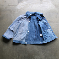 SEEALL (シーオール) [RECONSTRUCTED INSIDE OUT DENIM JACKET ] リメイク デニムジャケット (DENIM)