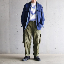 SEEALL (シーオール) [RECONSTRUCTED MILITARY M-47 ] リメイク フランス軍 M-47 カーゴパンツ (OLIVE DRAB MIX)