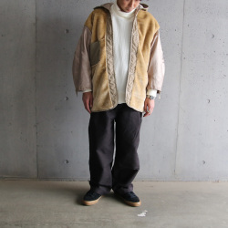 SEEALL (シーオール) [ RECONSTRUCTED TRENCH PARKA ] リメイク トレンチ M-65 フィッシュテールパーカー (BEIGE MIX)