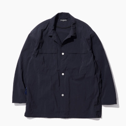  Stone Master (ストーンマスター)  [ SM FIELD SHIRT LS feather nylon ] SMフィールドシャツ LS フェザーナイロン (SMOKEBLUE) (BLACKNAVY)