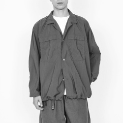  Stone Master (ストーンマスター)  [ SM FIELD SHIRT LS feather nylon ] SMフィールドシャツ LS フェザーナイロン (SMOKEBLUE) (BLACKNAVY)