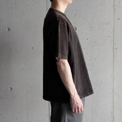 TOUGHER ( タッファー ) BREA S/S TEE (CHEMICAL) / クルーネック S/S Tシャツ (Bleach BLACK)