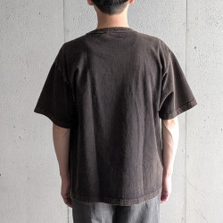 TOUGHER ( タッファー ) BREA S/S TEE (CHEMICAL) / クルーネック S/S Tシャツ (Bleach BLACK)