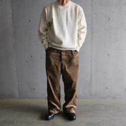 TUKI (ツキ) 0161 [ BAKER PANTS / 9 WALE CORDUROY ] ベイカーパンツ (KHAKI)