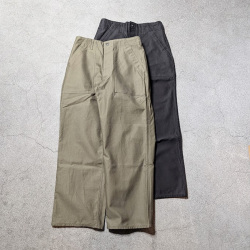TUKI (ツキ) 0152 [BAKER PANTS] ベイカーパンツ(O.D.)(BLACK)