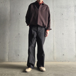 TUKI (ツキ) 0152 [BAKER PANTS] ベイカーパンツ(O.D.) (BLACK)