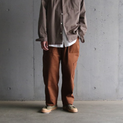  TUKI (ツキ) 0145 [COMBAT PANTS / KATSURAGHI DRILL] コンバットパンツ / カツラギドリル(BROWN)