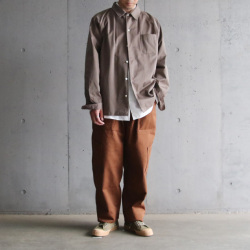  TUKI (ツキ) 0145 [COMBAT PANTS / KATSURAGHI DRILL] コンバットパンツ / カツラギドリル(BROWN)