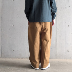  TUKI (ツキ) 0206 [COMBAT PANTS 2/ HEAVY BRASHED DRIL] コンバットパンツ 2/ ブラッシュド ドリル (CAMEL)