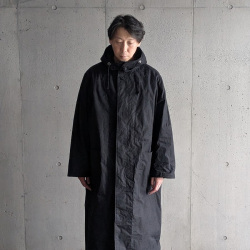 TUKI (ツキ) 0195 [ HOODED PARKA ]　コットンウェザークロス フーデッドパーカ (BLACK)