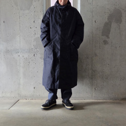 TUKI (ツキ) 0195 [ HOODED PARKA ]　コットンウェザークロス フーデッドパーカ (DARK NAVY)