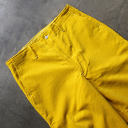 TUKI (ツキ) 0160 [ SHORT TROUSERS / 9 WALE CORDUROY ] コーデュロイ  ショートトラウザーズ (YELLOW)