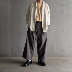  TUKI (ツキ) 0198 [ SLEEPING PANTS ] スリーピングパンツ / シーチング (SAGE GREEN)