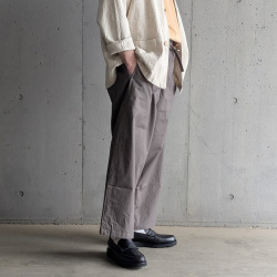  TUKI (ツキ) 0198 [ SLEEPING PANTS ] スリーピングパンツ / シーチング (SAGE GREEN)