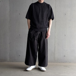  TUKI (ツキ) 0198 [ SLEEPING PANTS ] スリーピングパンツ / シーチング (BLACK)