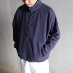 Y (ワイ) 1703225328 [ RECYCLE POLYESTER FLEECE BZ ] リサイクルポリエステル フリースブルゾン (NAVY)