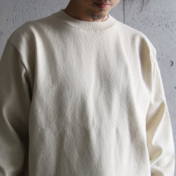 YONETOMI NEW BAISC (ヨネトミ ニューベーシック) 95-214-004 [RIGID CASHMERE SWEATER] リジッドカシミヤセーター (RAW)