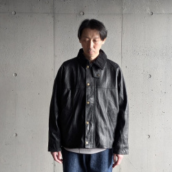 YOUSED (ユーズド) [ LEATHER DRIVERS JACKET ] リメイク レザー ドライバーズジャケット 