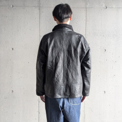 YOUSED (ユーズド) [ LEATHER DRIVERS JACKET ] リメイク レザー ドライバーズジャケット 