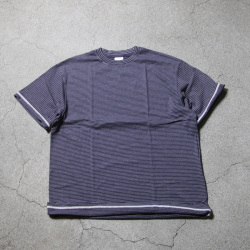 YONETOMI NEW BAISC (ヨネトミ ニューベーシック) 95-242-001 [GARMENT DYE BORDER T-SHIRT] ガーメントダイ ボーダーTシャツ (6COLOR)