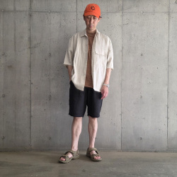 YONETOMI NEW BAISC (ヨネトミ ニューベーシック) 95-254-002 [GARMENT DYED RANDOM BORDER T-SHIRT] ガーメントダイ ボーダーTシャツ (4COLOR)