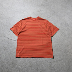 YONETOMI NEW BAISC (ヨネトミ ニューベーシック) 95-254-002 [GARMENT DYED RANDOM BORDER T-SHIRT] ガーメントダイ ボーダーTシャツ (4COLOR)