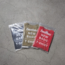 YONETOMI NEW BAISC (ヨネトミ ニューベーシック) 95-262-034 [GARMENT DYE BORDER T-SHIRT] ガーメントダイ ボーダーTシャツ (RED/SAX)(OLIVE/BROWN)(BLACK NAVY/WHITE)