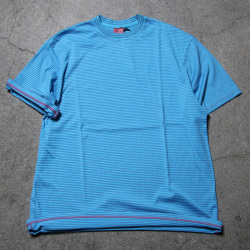 YONETOMI NEW BAISC (ヨネトミ ニューベーシック) 95-242-001 [GARMENT DYE BORDER T-SHIRT] ガーメントダイ ボーダーTシャツ (6COLOR)
