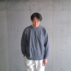 Nissyブランド naptime Nロゴ刺繍ニット-IVORY 25SS｜一部店舗限定】WOMEN フラワーエンブロイダリーニット