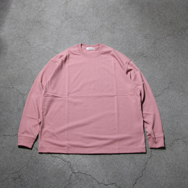 alvana (アルヴァナ) ALV-00118 [ 空紡 L/S TEE SHIRTS ] 空紡天竺  L/S T シャツ (STONE NAVY) (EARTH) (VINTAGE PINK)