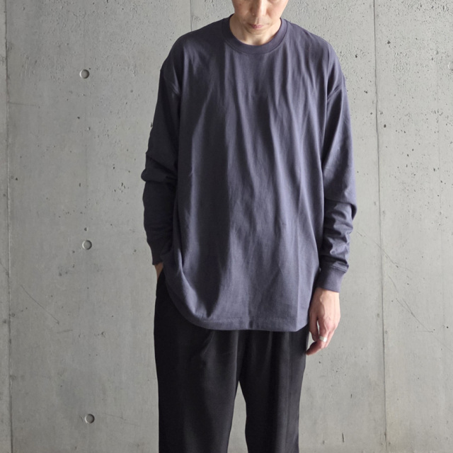 alvana (アルヴァナ) ALV-00118 [ 空紡 L/S TEE SHIRTS ] 空紡天竺  L/S T シャツ (STONE NAVY) (EARTH) (VINTAGE PINK)