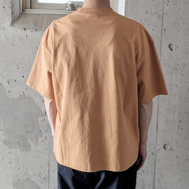 alvana (アルヴァナ)  ALV-00117 [ 空防 S/S TEE SHIRTS ] 空紡天竺 ショートスリーブ クルーネック TEE シャツ(EARTH ORANGE)
