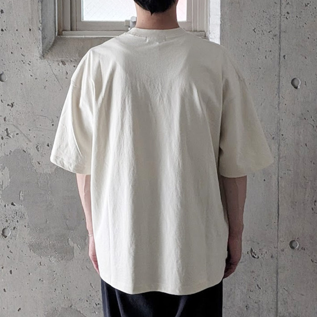 alvana (アルヴァナ)  ALV-00117 [ 空防 S/S TEE SHIRTS ] 空紡天竺 ショートスリーブ クルーネック TEE シャツ(ANTIQUE WHITE)