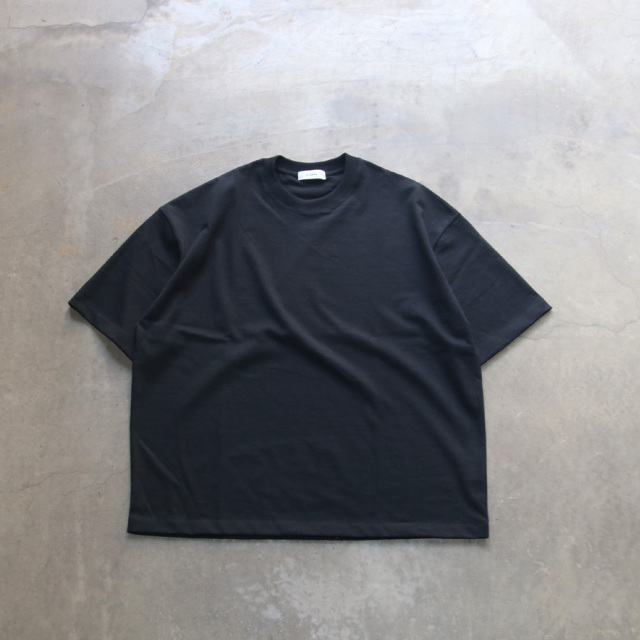 alvana (アルヴァナ) ALV-00117 [ 空防 S/S TEE SHIRTS ] 空紡天竺 ショートスリーブ クルーネック TEE シャツ (BLACK)