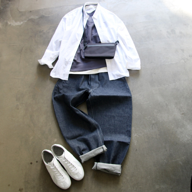 STILL BY HAND (スティルバイハンド)   [ SH00221 ] Regular collar shirt 先染め レギュラーカラーシャツ (BLUE STRIPE) (GREY STRIPE) (WHITE)