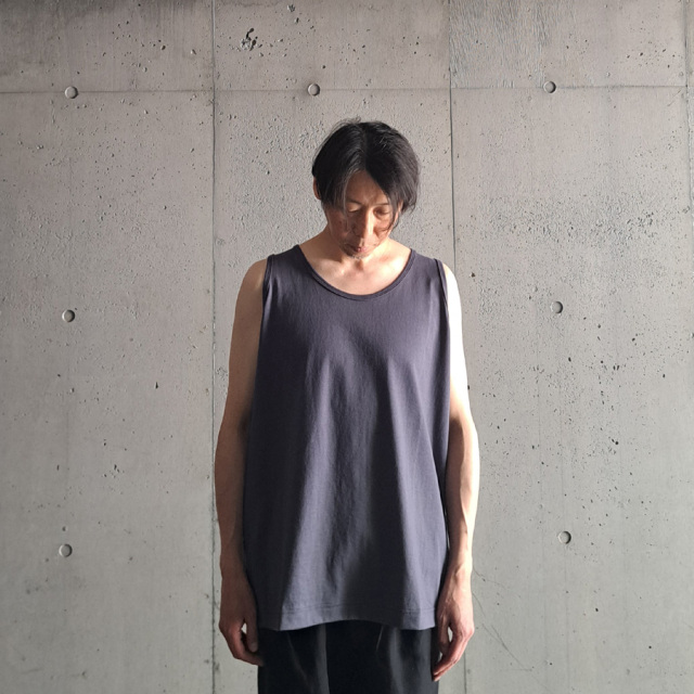 alvana (アルヴァナ) ALV-C0123 [ 空紡TANKTOP ] 空紡タンクトップ  (STONE NAVY) (BLACK)