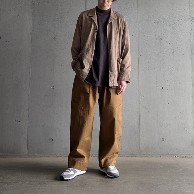  TUKI (ツキ) 0206 [COMBAT PANTS 2/ HEAVY BRASHED DRIL] コンバットパンツ 2/ ブラッシュド ドリル (CAMEL)