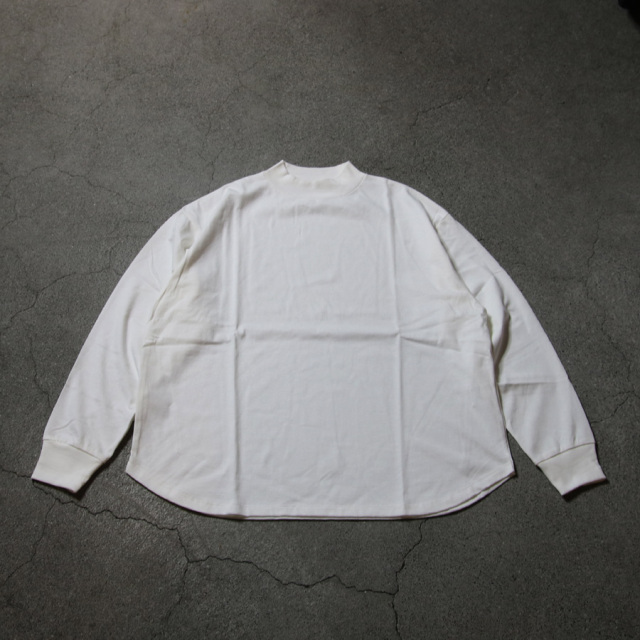 alvana (アルヴァナ) ALV-00137 [ 空紡 MIDLE NECK ROUND L/S TEE SHIRTS ] 空紡天竺  ミドルネック L/S Tシャツ (STONE NAVY) (EARTH) (WHITE) (BLACK)