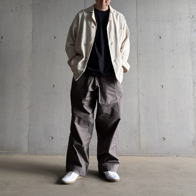 TUKI (ツキ) 0041[PAJAMAS / SHEETING]  パジャマパンツ (SAGE GREEN)