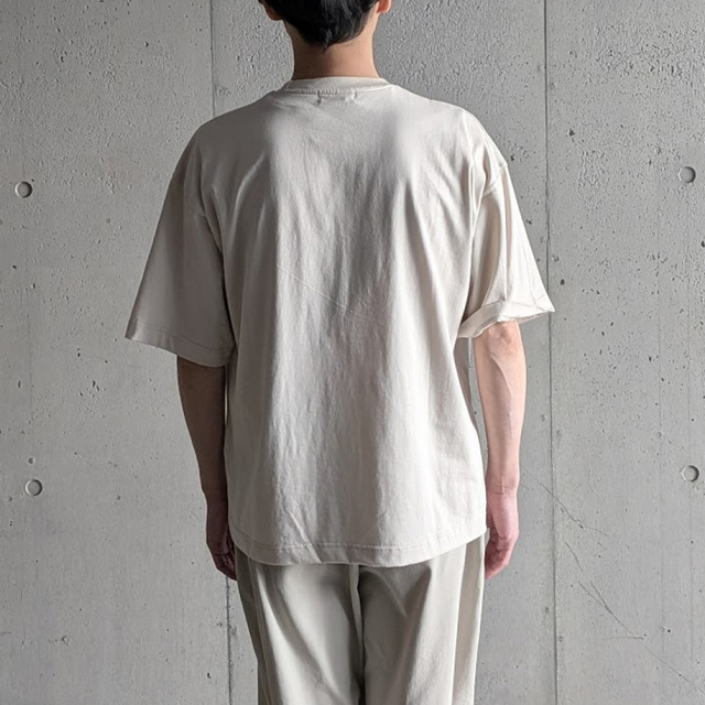 alvana (アルヴァナ) ALV-00127 [ 26/OVERSIZE  TEE SHIRTS ] ライトオンス天竺 オーバーサイズ クルーネック TEE シャツ (BEIGE)