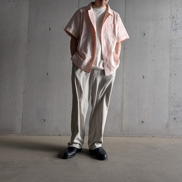 alvana (アルヴァナ) ALV-00127 [ 26/OVERSIZE  TEE SHIRTS ] ライトオンス天竺 オーバーサイズ クルーネック TEE シャツ (BEIGE)