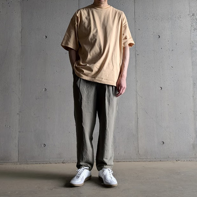 alvana (アルヴァナ) ALV-00127 [ 26/OVERSIZE  TEE SHIRTS ] ライトオンス天竺 オーバーサイズ クルーネック TEE シャツ (ORANGE)