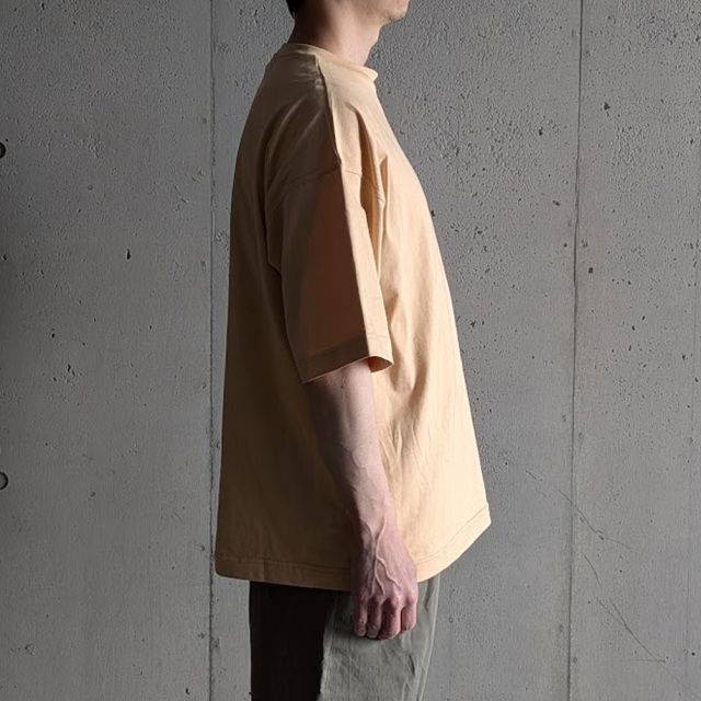 alvana (アルヴァナ) ALV-00127 [ 26/OVERSIZE  TEE SHIRTS ] ライトオンス天竺 オーバーサイズ クルーネック TEE シャツ (ORANGE)