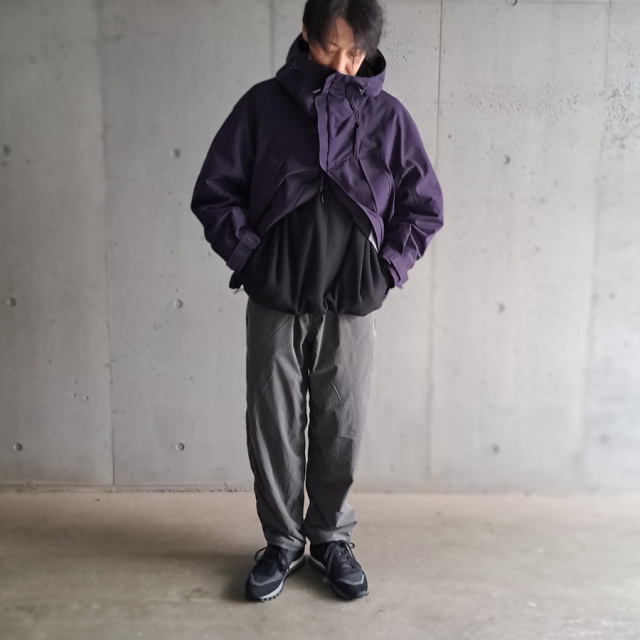 alvana (アルヴァナ) ALV-00139 [ MASSIVE STAND COLLAR SWEAT ] スタンドカラースウェット (BLACK) (BROWN PURPLE)
