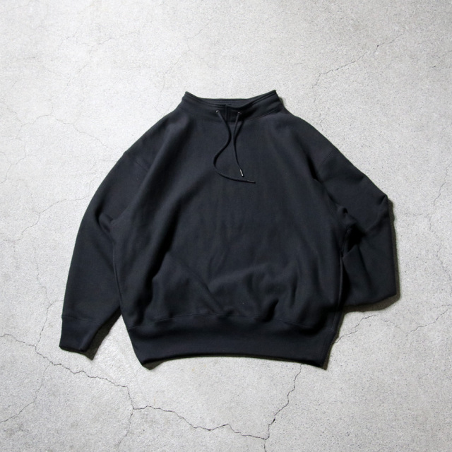 alvana (アルヴァナ) ALV-00139 [ MASSIVE STAND COLLAR SWEAT ] スタンドカラースウェット (BLACK) (BROWN PURPLE)