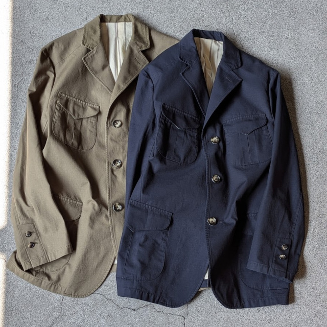 BARNSTORMER (バーンストーマー) [3104J] RIP SAFARI BRAZER (OLIVE) (NAVY) 