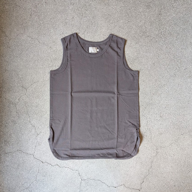 CURLY / CURLY& Co. (カーリー) 261-000422 [ BASIC COTTON TANK TOP ] ベーシック タンクトップ (WHITE) (CHARCOAL) (MINT)