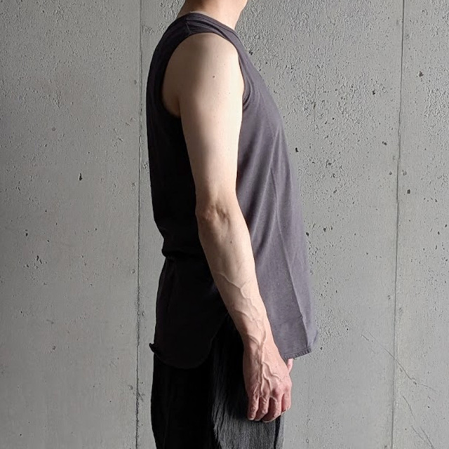 CURLY / CURLY& Co. (カーリー) 261-000422 [ BASIC COTTON TANK TOP ] ベーシック タンクトップ (WHITE) (CHARCOAL) (MINT)